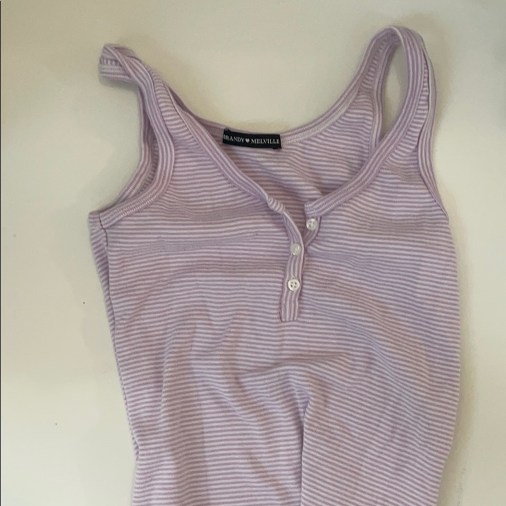 Striped brandy Melville tank top